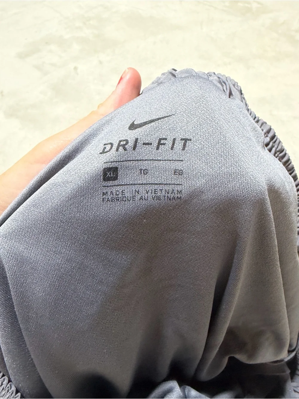 Nike Women’s Charcoal Athletic Shorts with Swoosh XL